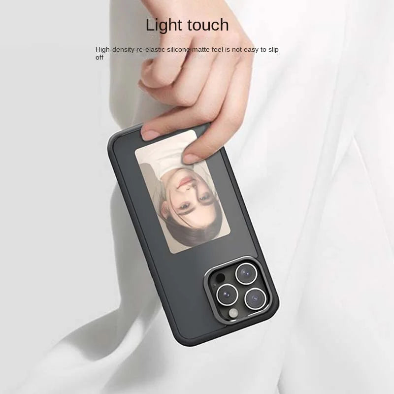 DIY E-Ink NFC Phone Case – 3.7-inch Four-Color Display, Wireless Transmission for iPhone 13/14/15.