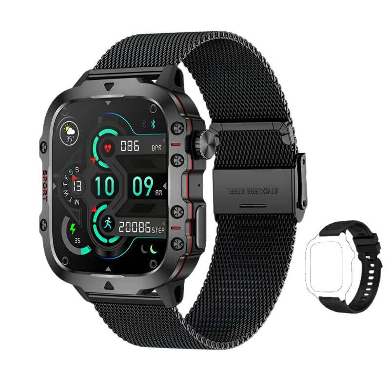 2024 LIGE Rugged Military Smart Watch For Men Android lOS