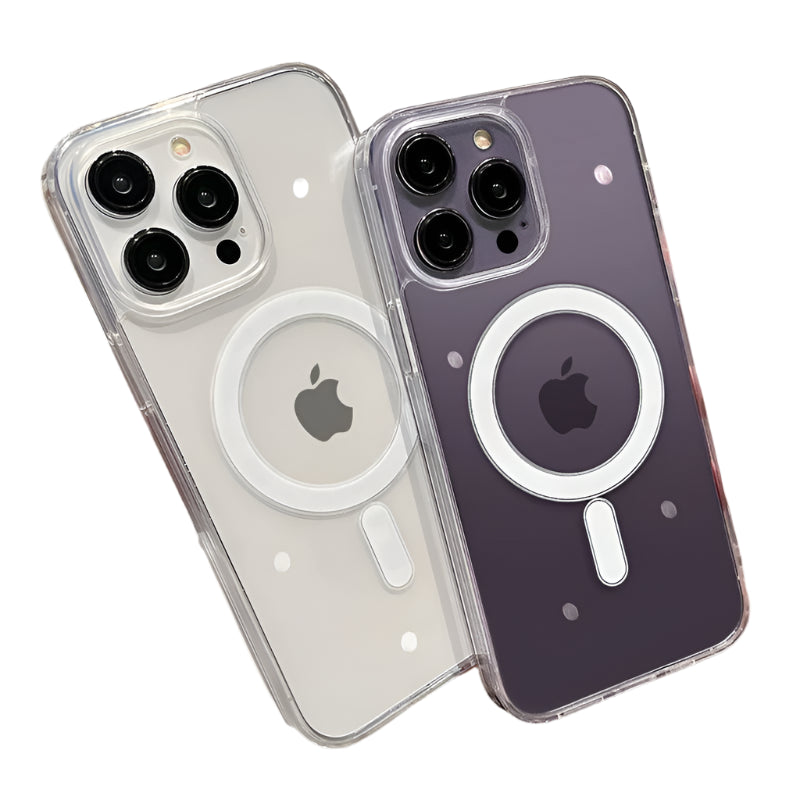 MagSafe Magnetic Transparent Wireless Charging Case for iPhone