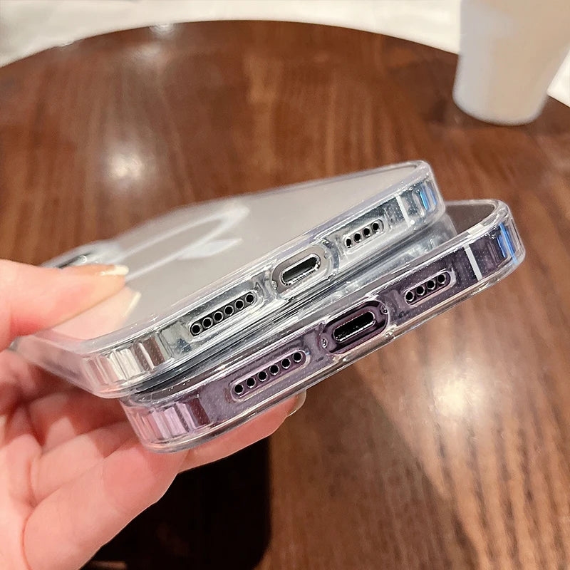 MagSafe Magnetic Transparent Wireless Charging Case for iPhone