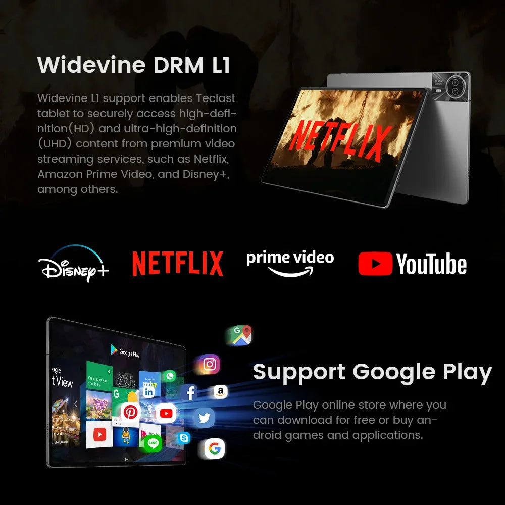 Teclast T50 Plus – Powerful, Versatile, and Sleek 11-Inch Tablet