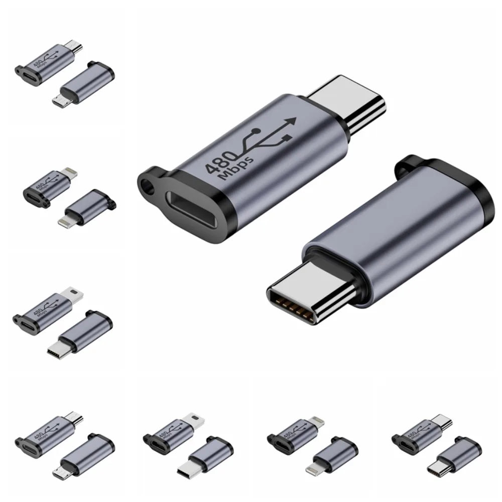 USB Type-C to USB Adapter & Micro/IOS to Type-C Converter