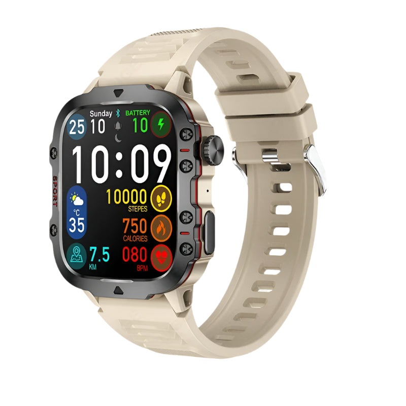 2024 LIGE Rugged Military Smart Watch For Men Android lOS