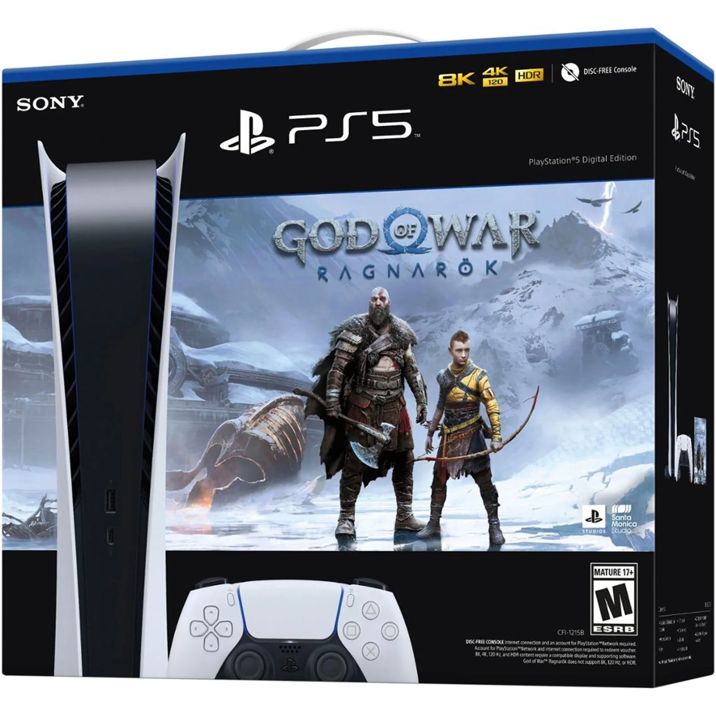 Sony PlayStation 5 Digital Edition Bundle - God of War Ragnarok