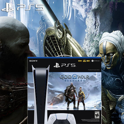 Sony PlayStation 5 Digital Edition Bundle - God of War Ragnarok