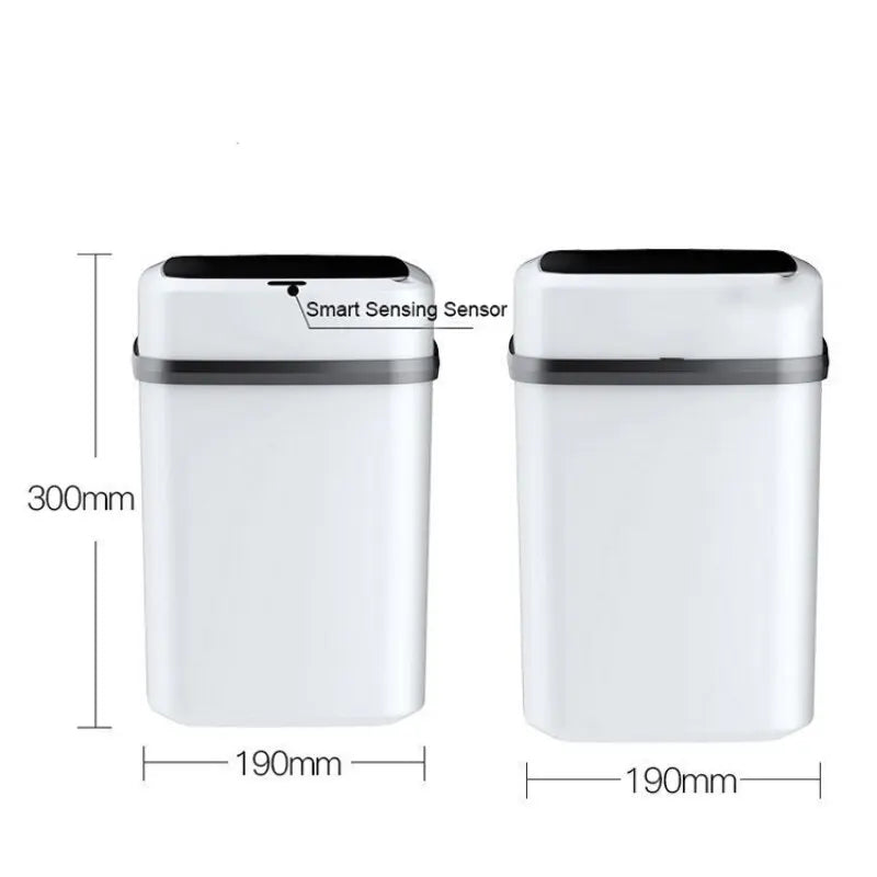 Kitchen Trash Bin 13L Bathroom Touch Trash Can