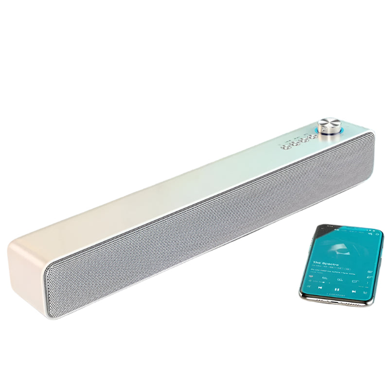 Bluetooth Subwoofer Soundbar – Wireless TV, Computer & Home Theater Speaker, Music Echo, Gift Ready