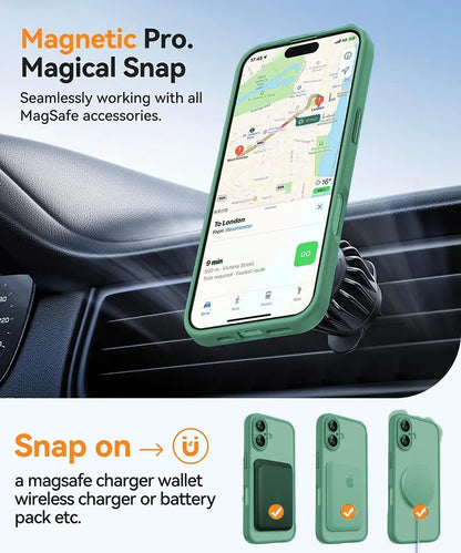 Magsafe Magnetic Shockproof Armor Case for iPhone
