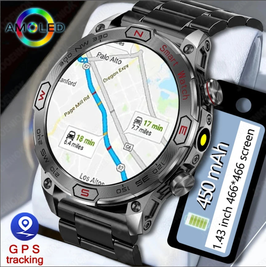 Jooeniok Smartwatch AMOLED Screen