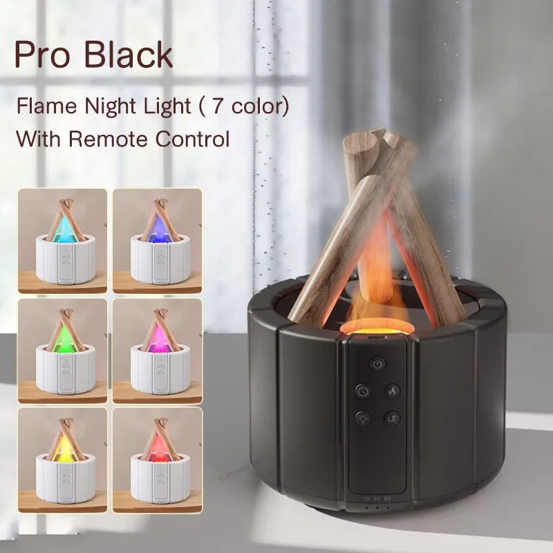 Campfire Aromatherapy Diffuser Flame Humidifier