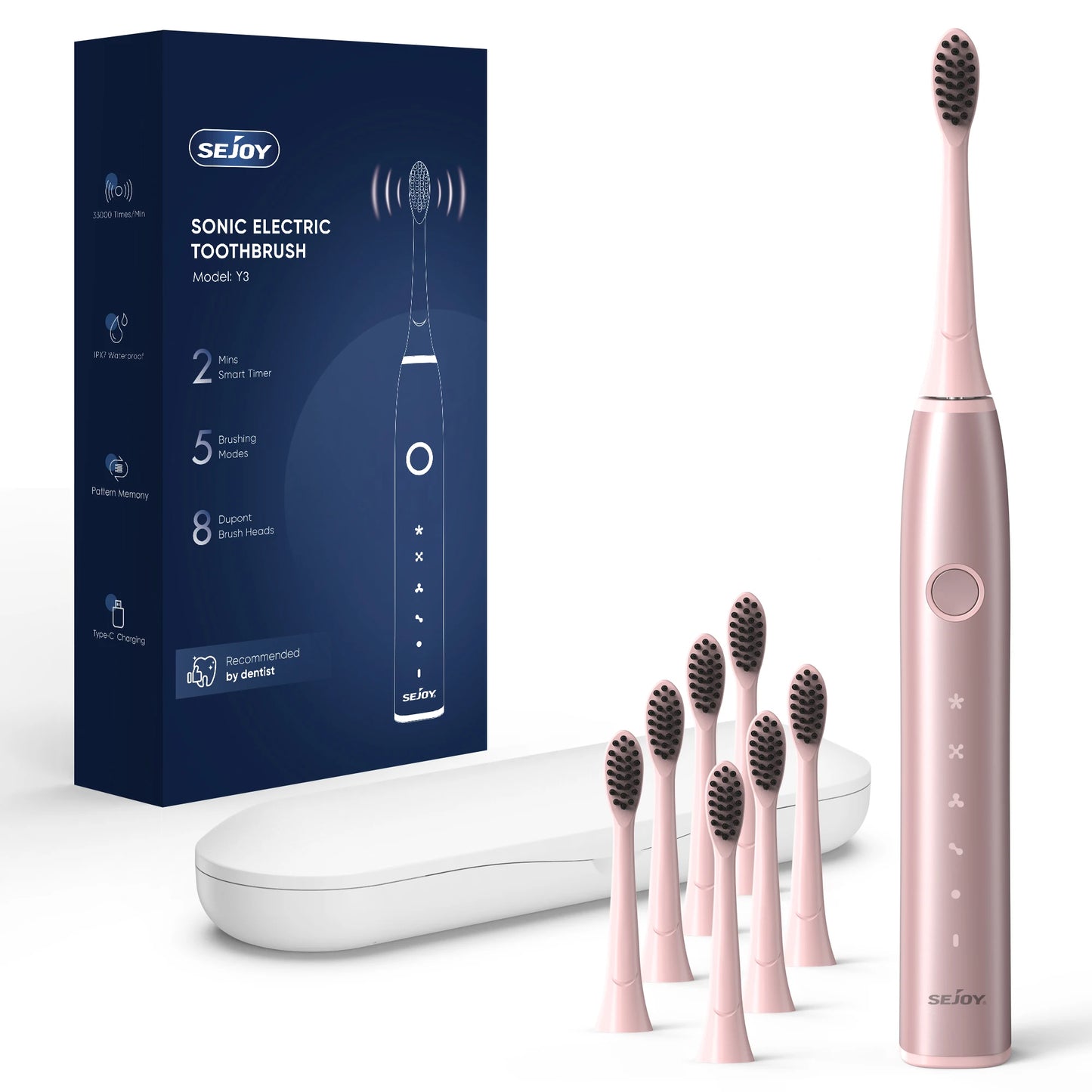 SEJOY Sonic Electric Toothbrush