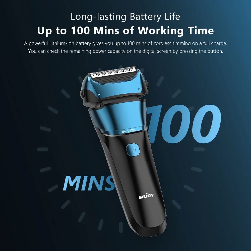 Sejoy FK608 Electric Shaver with Hair Trimmer