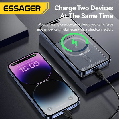 Essager Thin Wireless Power Bank Magnetic 20W 5000mAh For iPhone