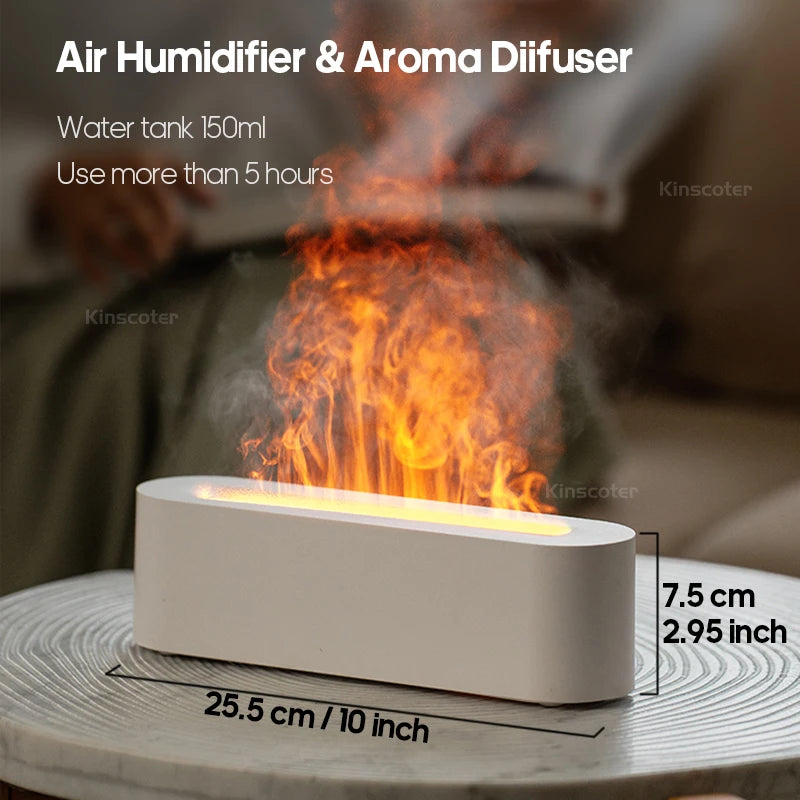 Aroma Diffuser with Flame Misting Effect