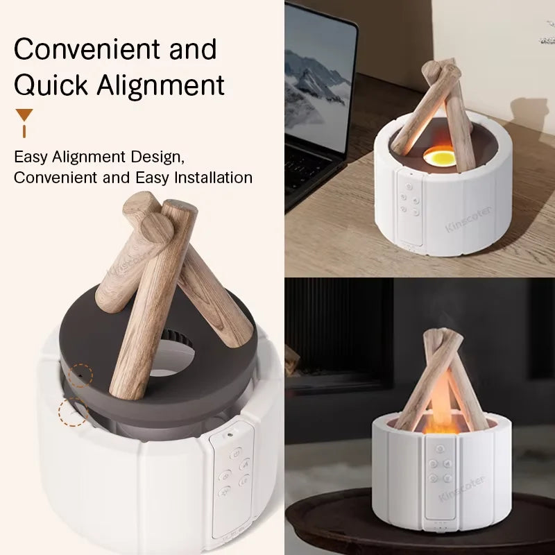 Campfire Aromatherapy Diffuser Flame Humidifier