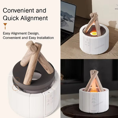 Campfire Aromatherapy Diffuser Flame Humidifier