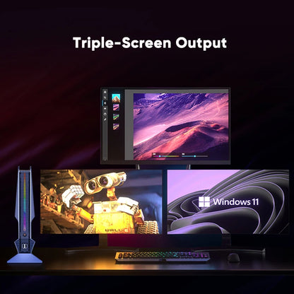 13th Gen Gaming PC Mini: Intel i9 13900H/i7 13700H, RTX 4060/3050 8GB, WiFi 6, RGB, Barebone Desktop