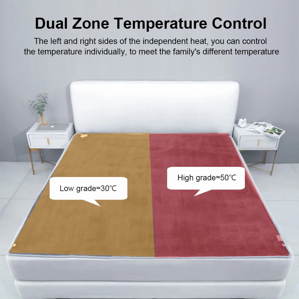 Electric Heating Blanket with Automatic Thermostat