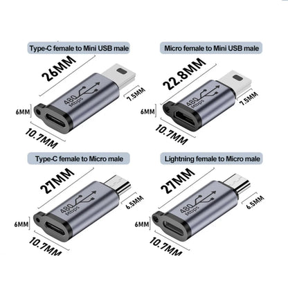 USB Type-C to USB Adapter & Micro/IOS to Type-C Converter