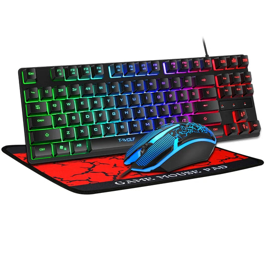 ZUIDID TF260 RGB Wired Gaming Keyboard & Mouse Set