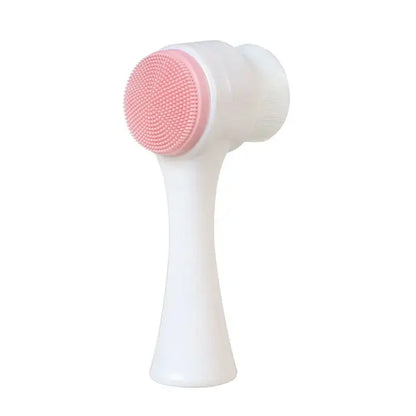 3D Double-Sided Silicone Facial Cleansing & Exfoliating Brush