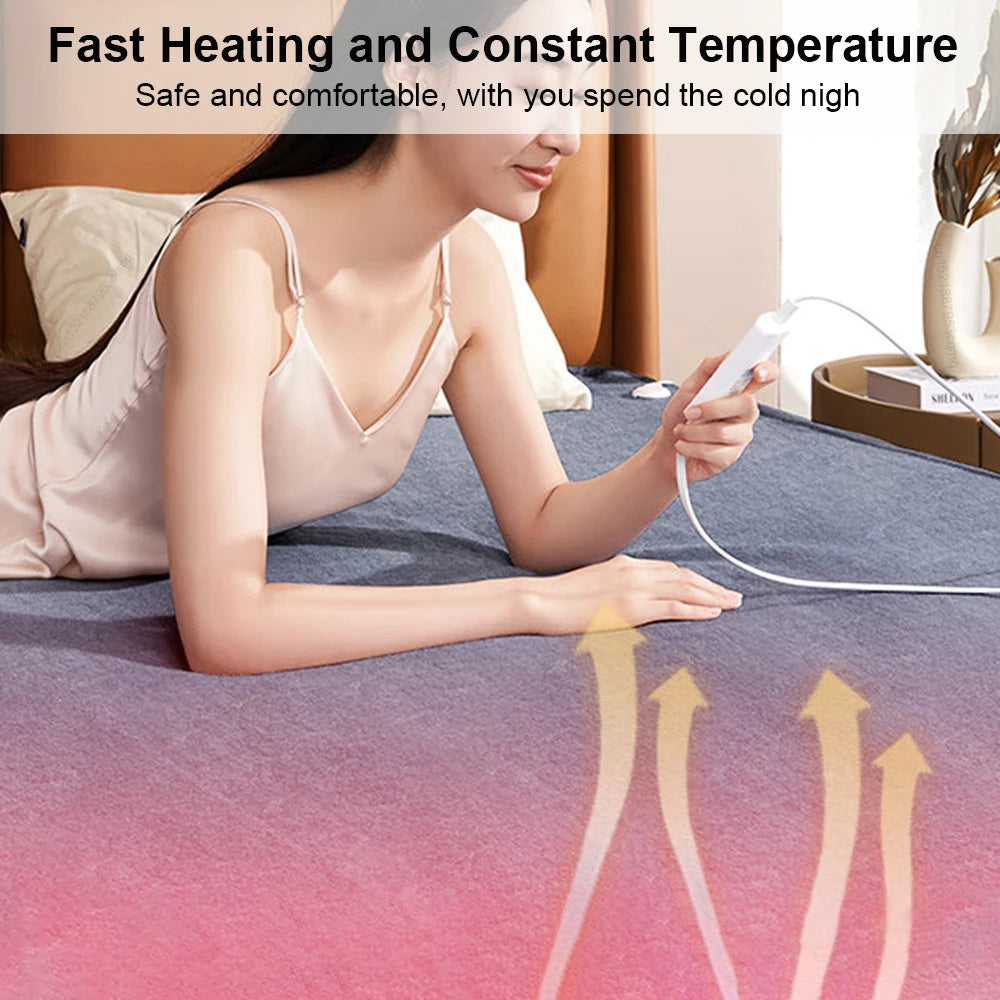 Electric Heating Blanket with Automatic Thermostat