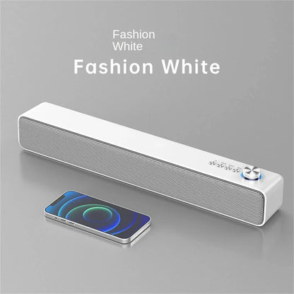 Bluetooth Subwoofer Soundbar – Wireless TV, Computer & Home Theater Speaker, Music Echo, Gift Ready