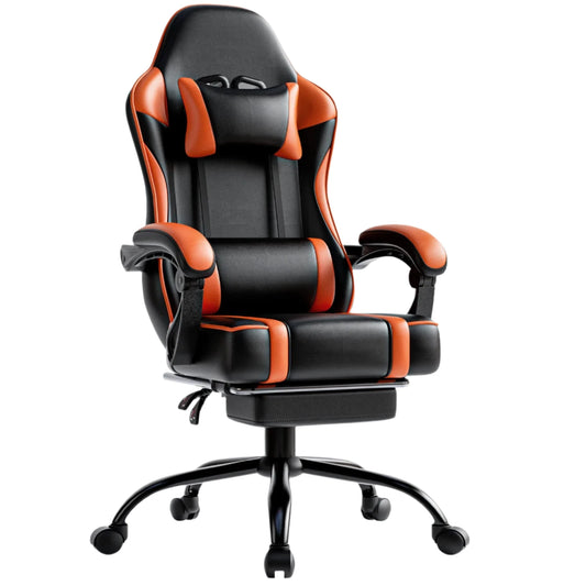 Gaming Chair with Footrest