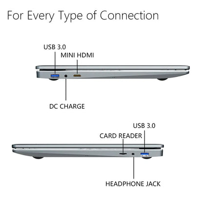 AKPAD 15.6" Ultra-Slim Laptop