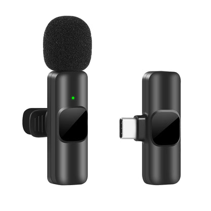 Portable Wireless Lavalier Microphone for iPhone & Android