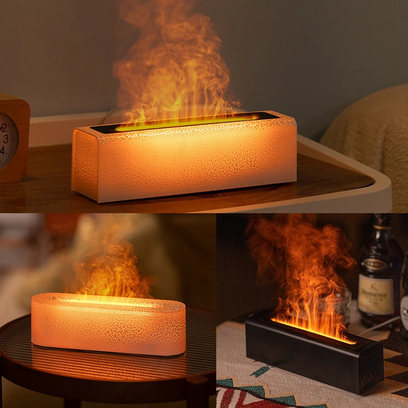 Aroma Diffuser with Flame Misting Effect