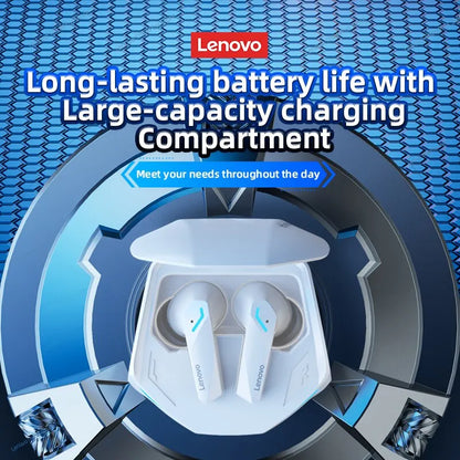 Lenovo GM2 Bluetooth 5.3 Earphones - Pro Dual Mode for Gaming & Music