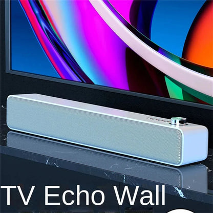 Bluetooth Subwoofer Soundbar – Wireless TV, Computer & Home Theater Speaker, Music Echo, Gift Ready