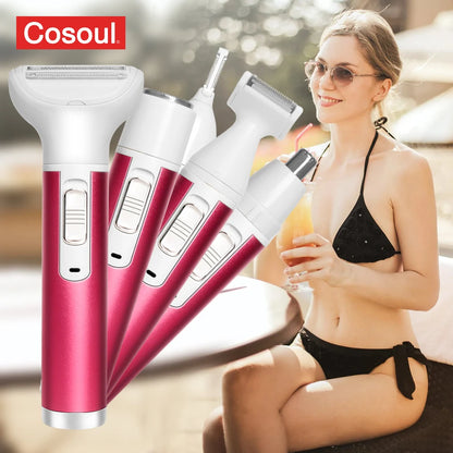 5-in-1 Electric Hair Removal Epilator for Women