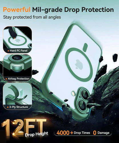 Magsafe Magnetic Shockproof Armor Case for iPhone
