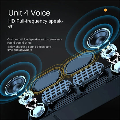 Bluetooth Subwoofer Soundbar – Wireless TV, Computer & Home Theater Speaker, Music Echo, Gift Ready