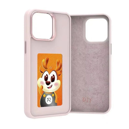 DIY E-Ink NFC Phone Case – 3.7-inch Four-Color Display, Wireless Transmission for iPhone 13/14/15.